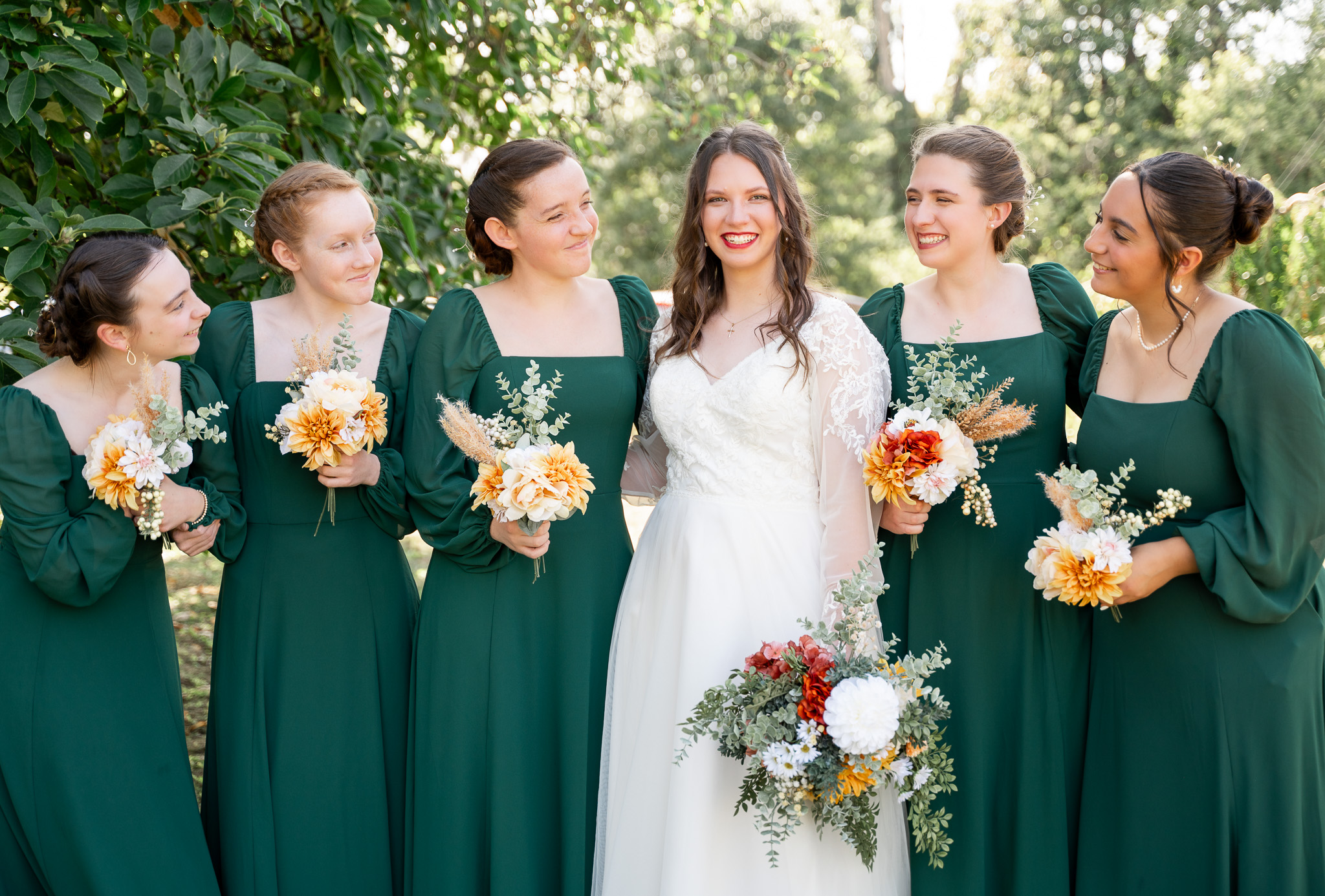 Bridal party photos in Selinsgrove PA