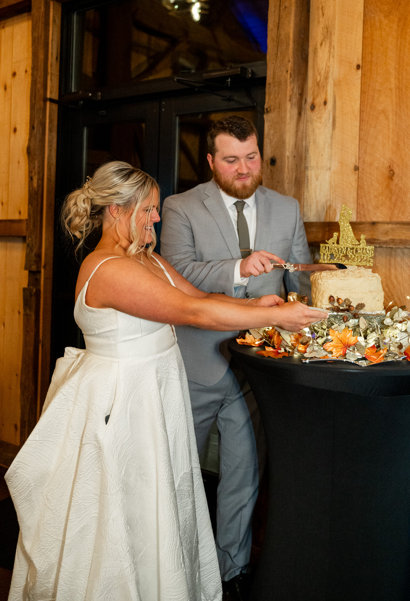 Wedding Cake cutting in Central PA
